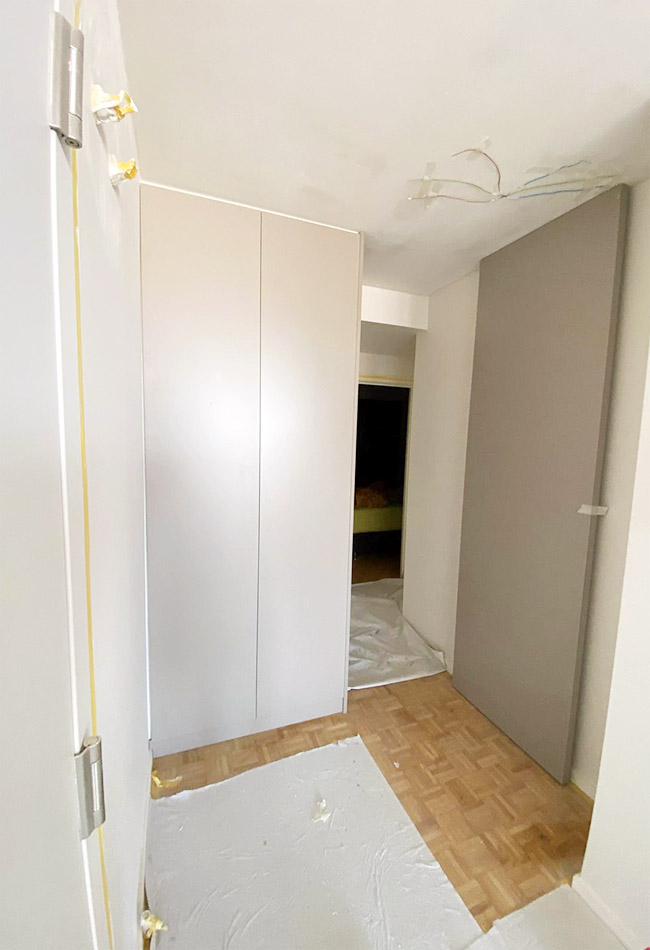 IRC Rénovation - Knokke — Menuiserie intérieure