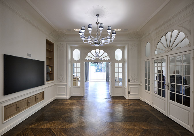 IRC Rénovation - Ixelles — Salon & salle à manger